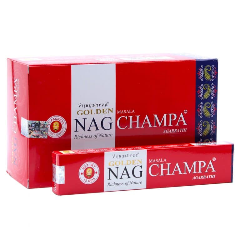 Incienso Vijayshree Nag Champa (180 gramos)