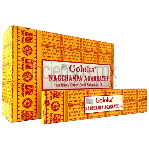 Incienso Goloka Nag Champa (192 gramos)