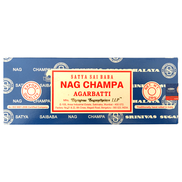 Incienso SATYA Nag Champa (250 gramos)