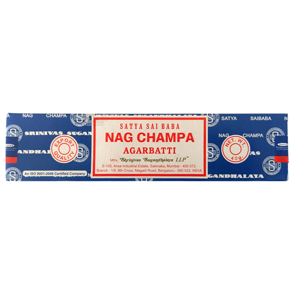 Incienso SATYA Nag Champa (40 gramos)