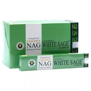 Incienso Vijayshree Nag Salvia Blanca (180 gramos)