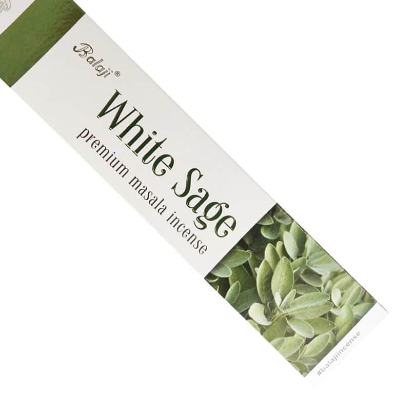 Incienso Balaji Salvia Blanca (15 gramos)