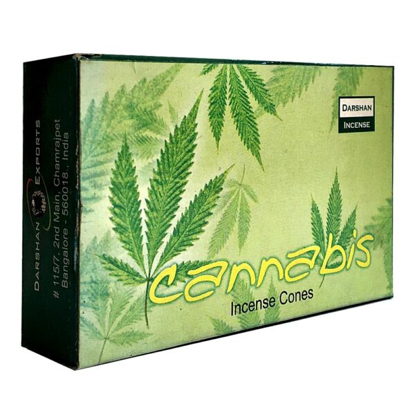Incienso DARSHAN Cannabis (10 conos)